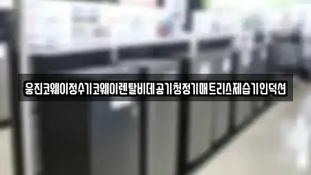 웅진코웨이정수기코웨이렌탈비데공기청정기매트리스제습기인덕션