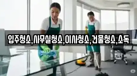 전라남도 여수 문수동 사무실청소 상세 정보 10건