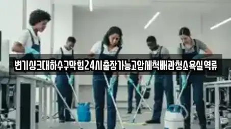 변기싱크대하수구막힘24시출장가능고압세척배관청소욕실역류