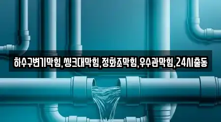 하수구변기막힘,씽크대막힘,정화조막힘,우수관막힘,24시출동