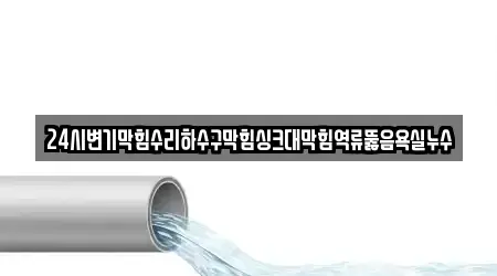 24시변기막힘수리하수구막힘싱크대막힘역류뚫음욕실누수