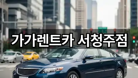 가가렌트카 서청주점