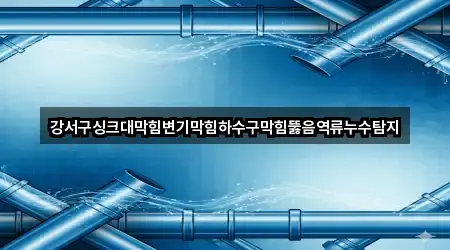 강서구싱크대막힘변기막힘하수구막힘뚫음역류누수탐지