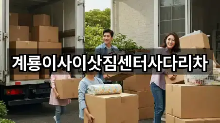 계룡이사이삿짐센터사다리차