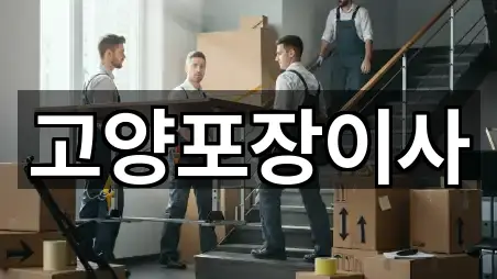 고양포장이사