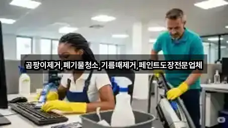 곰팡이제거,폐기물청소,기름때제거,페인트도장전문업체