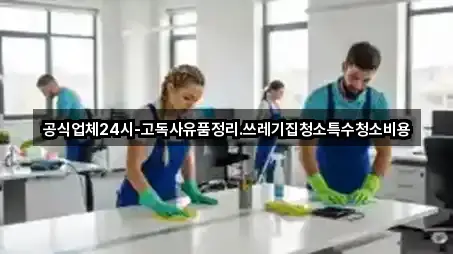 공식업체24시-고독사유품정리.쓰레기집청소특수청소비용