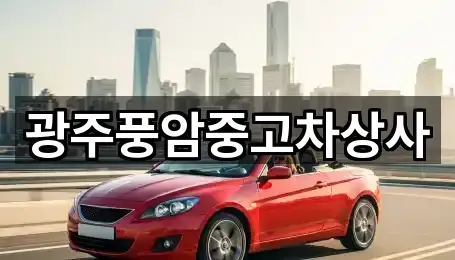 광주풍암중고차상사