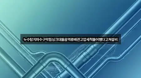 강원특별자치도 나안동 하수구 막힘 기본 정보 5곳