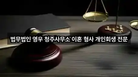 법무법인 영우 청주사무소 이혼 형사 개인회생 전문