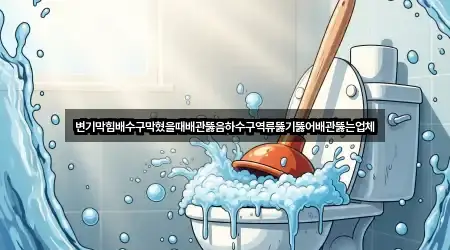 변기막힘배수구막혔을때배관뚫음하수구역류뚫기뚫어배관뚫는업체