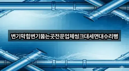 변기막힘변기뚫는곳전문업체씽크대세면대수리뻥