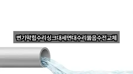 변기막힘수리싱크대세면대수리뚫음수전교체