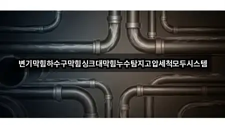 변기막힘하수구막힘싱크대막힘누수탐지고압세척모두시스템