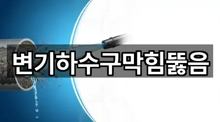 변기하수구막힘뚫음