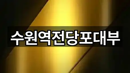 수원역전당포대부