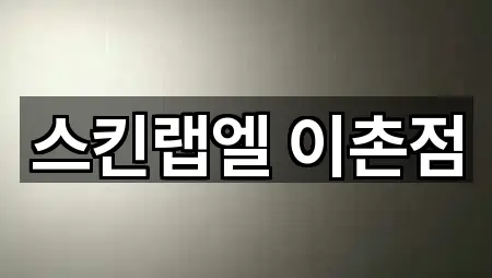 스킨랩엘 이촌점