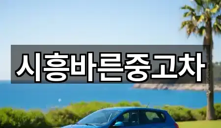 경기도 시흥 월곶동 중고차 한 번에 보기 5곳