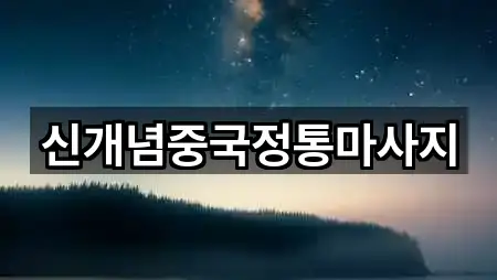 신개념중국정통마사지