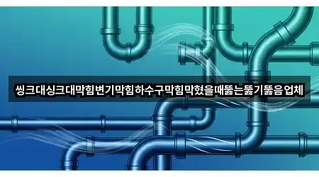 씽크대싱크대막힘변기막힘하수구막힘막혔을때뚫는뚫기뚫음업체