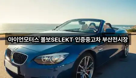 아이언모터스 볼보SELEKT 인증중고차 부산전시장