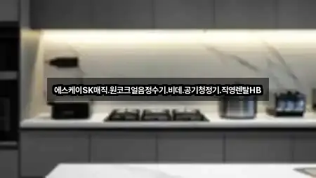 에스케이SK매직.원코크얼음정수기.비데.공기청정기.직영렌탈HB