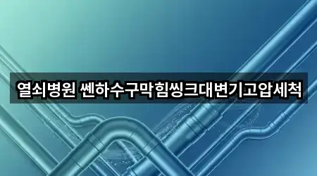 강원특별자치도 발한동 하수구 막힘 신규 등록 5곳
