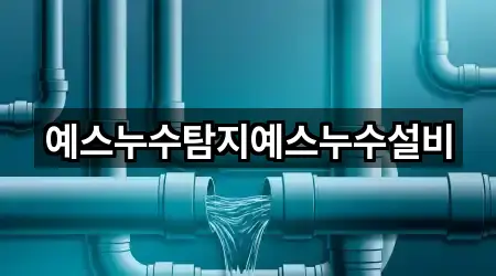 예스누수탐지예스누수설비