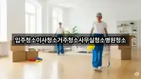 입주청소이사청소거주청소사무실청소병원청소
