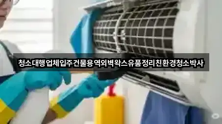 청소대행업체입주건물용역외벽왁스유품정리친환경청소박사