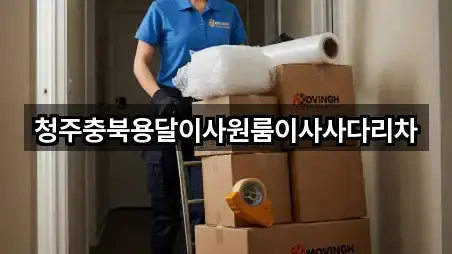 청원구 정하동 원룸이사 문의 많은 5곳