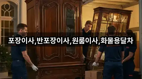 포장이사,반포장이사,원룸이사,화물용달차