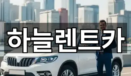 주변 보령 내항동렌트카 5곳 위치 안내