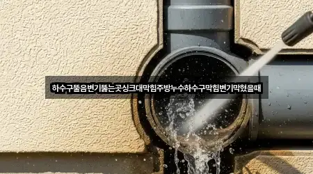 하수구뚤음변기뚫는곳싱크대막힘주방누수하수구막힘변기막혔을때