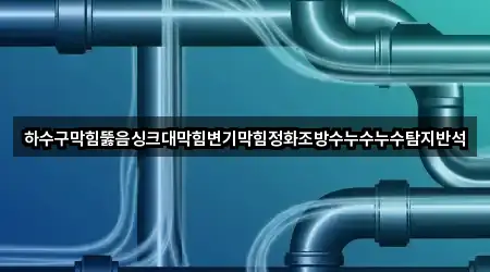 하수구막힘뚫음싱크대막힘변기막힘정화조방수누수누수탐지반석