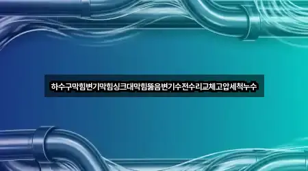 하수구막힘변기막힘싱크대막힘뚫음변기수전수리교체고압세척누수