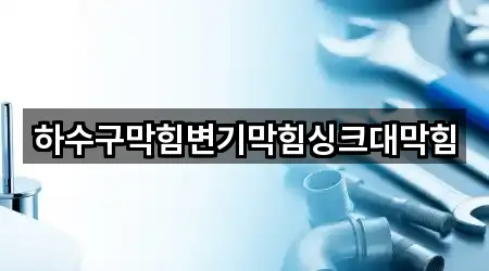 하수구막힘변기막힘싱크대막힘