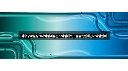 하수구막힘싱크대막힘역류변기막힘배수구뚫음욕실세면대막힘설비