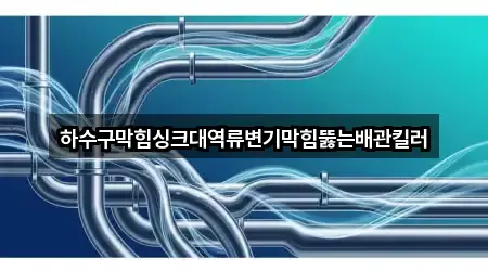 하수구막힘싱크대역류변기막힘뚫는배관킬러