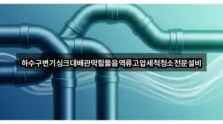 하수구변기싱크대배관막힘뚫음역류고압세척청소전문설비