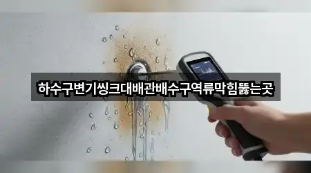 하수구변기씽크대배관배수구역류막힘뚫는곳