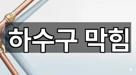 하수구 막힘