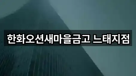 한화오션새마을금고 느태지점